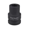 FORTUM gépi impakt dugófej 3/4", 17mm, L 52 mm, feketített