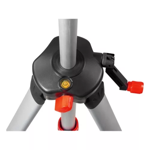 EXTOL PREMIUM alumínium háromlábú állvány lézeres vízszintezőhöz, 420-1200mm, 5/8"-1,4" csatlakozó