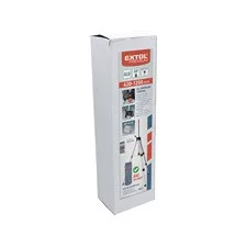EXTOL PREMIUM alumínium háromlábú állvány lézeres vízszintezőhöz, 420-1200mm, 5/8"-1,4" csatlakozó