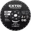 EXTOL PREMIUM keményfémlapkás fűrészlap 125×20×16mm 38T fémre és fára 8893020 vágógéphez