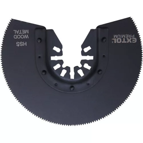 EXTOL PREMIUM tartalék körszegmens vágófej 88mm HSS lágy fémhez és fához 417220, 8891842, 8894100 géphez