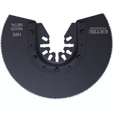 EXTOL PREMIUM tartalék körszegmens vágófej 88mm HSS lágy fémhez és fához 417220, 8891842, 8894100 géphez