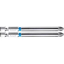 FORTUM PZ behajtóhegy készlet, 2 db, S2 acél, PZ 1×90mm