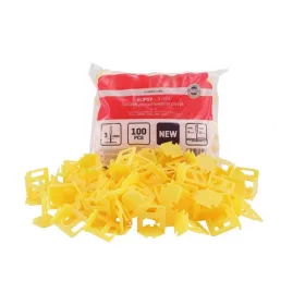 Csempeszintező talp 3mm 100db sárga egyszer használatos