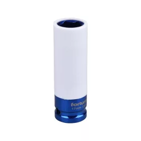   FORTUM gépi impakt dugófej 1/2", 17 mm, vékonyfalú, ALU felnihez