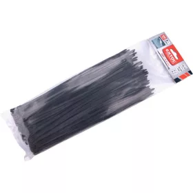   EXTOL PREMIUM EXTRA fekete nylon kábelkötegelő 3,6×200mm 100db UV-, sav- és lúgálló
