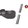 FORTUM hidraulikus betonacél vágó, 4-16mm, 60kN, CrMoV pofa, 430mm