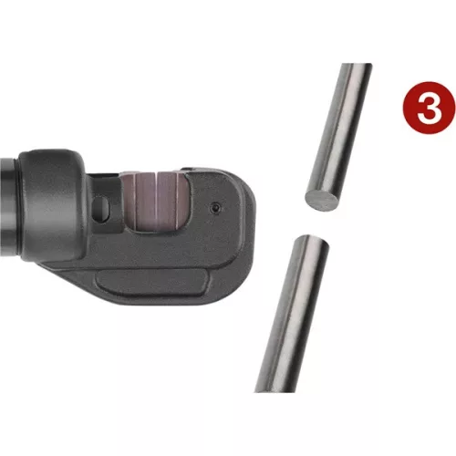 FORTUM hidraulikus betonacél vágó, 4-16mm, 60kN, CrMoV pofa, 430mm