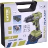 EXTOL CRAFT akkus fúrócsavarozó 20V, kefementes motorral, kofferban, 2db 2000 mAh akkuval+töltő