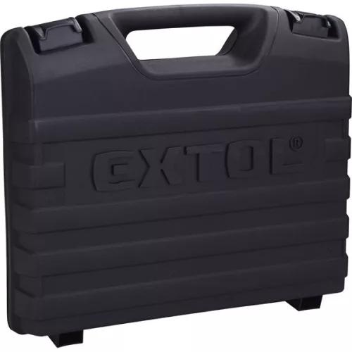 EXTOL CRAFT akkus fúrócsavarozó 20V, kefementes motorral, kofferban, 2db 2000 mAh akkuval+töltő