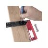 FORTUM asztalos L-derékszög 300 mm ALU/Inox lézer gravírozott mm beosztással
