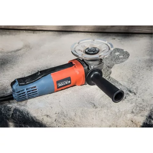EXTOL PREMIUM sarokcsiszoló 125mm, 900W, lapátkapcsolóval, papírdobozban