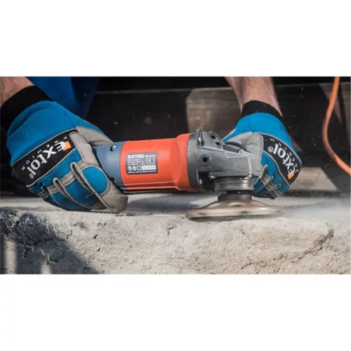 EXTOL PREMIUM sarokcsiszoló 125mm, 900W, lapátkapcsolóval, papírdobozban