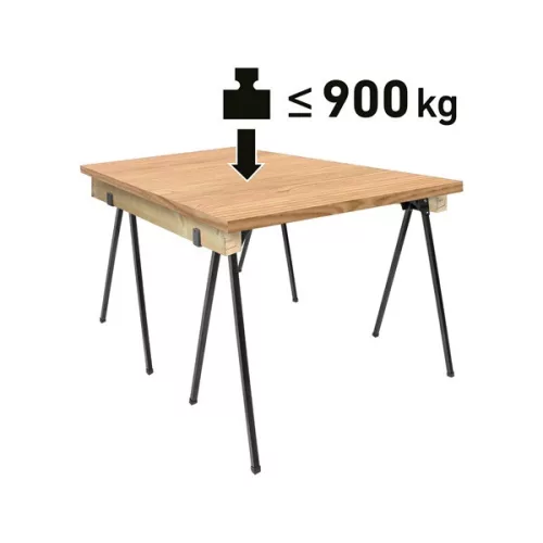 EXTOL CRAFT összecsukható asztalosbak és festőbak, 765 mm, 450kg, festett fém