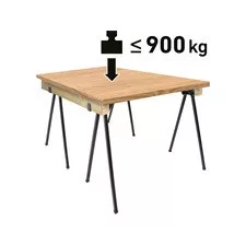 EXTOL CRAFT összecsukható asztalosbak és festőbak, 765 mm, 450kg, festett fém