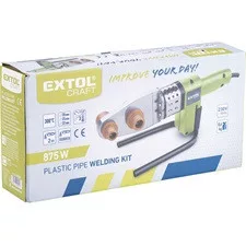 EXTOL CRAFT műanyagcső hegesztő gép, 875W, 3 fej
