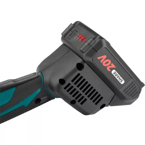 EXTOL INDUSTRIAL Share20V akkus lemezlyukasztógép, Li-ion, 20V, 1db akku, 1db töltő, 2000 mAh