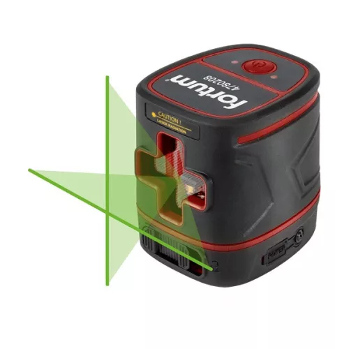 FORTUM automatikus zöld lézeres vízszintező 1H1V, Li-ion akku 3,7V 1400mAh, 1/4" menet