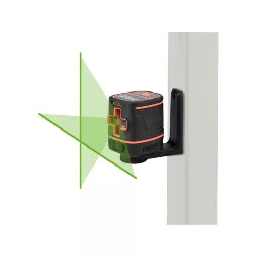 FORTUM automatikus zöld lézeres vízszintező 1H1V, Li-ion akku 3,7V 1400mAh, 1/4" menet