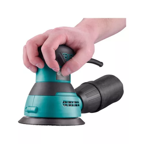 EXTOL INDUSTRIAL rotációs excentrikus csiszológép 350W, 125mm, 8000-12000 ford.