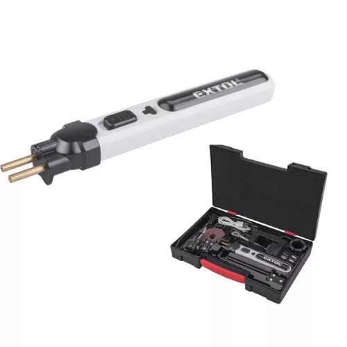EXTOL PREMIUM akkus huzalos polisztirolvágó 4V, 2000 mAh Li-ion akkumulátor