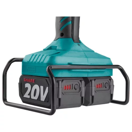 EXTOL INDUSTRIAL Share20V akkus sarokcsiszológép, 40V, 2db akkuval, 1db töltővel, 180 mm