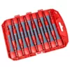 EXTOL PREMIUM órás csavarhúzó készlet 15 db, S2 acél, mágneses, lapos, PH, HEX, TORX, doboz