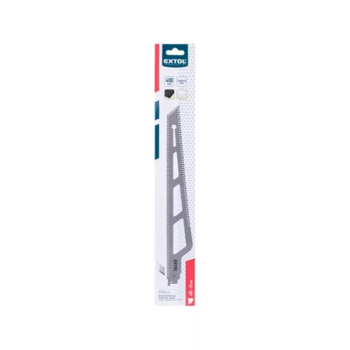 EXTOL INDUSTRIAL szablyafűrészlap Bosch befogással, 400 mm, 6TPI, szigetelő anyagokhoz