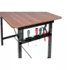 EXTOL CRAFT összecsukható munkapad, 800 mm, 100kg, fém vázzal, MDF asztallappal