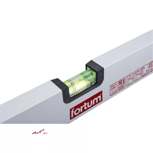 FORTUM alumínium vízmérték elektronikusan kalibrált libellával, 0,5mm/m, 1500mm