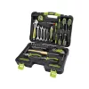 EXTOL CRAFT 59db-os szerszámkészlet 1/4" CV, 10 dugófej 4-13mm, racsnis kar, fogók, bitek