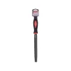 EXTOL PREMIUM félkerek fémreszelő 200mm, T12 acél, finom vágat 2, TPR műanyag nyél