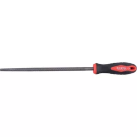   EXTOL PREMIUM kerek ráspoly 250mm, C45 acél, vágat 2, finom, TPR gumis műanyag nyél