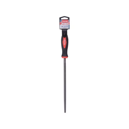 EXTOL PREMIUM kerek ráspoly 250mm, C45 acél, vágat 2, finom, TPR gumis műanyag nyél