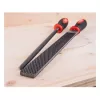 EXTOL PREMIUM kerek ráspoly 250mm, C45 acél, vágat 2, finom, TPR gumis műanyag nyél