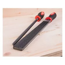 EXTOL PREMIUM kerek ráspoly 250mm, C45 acél, vágat 2, finom, TPR gumis műanyag nyél