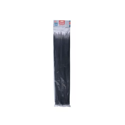 EXTOL PREMIUM fekete nylon kábelkötegelő 9,0×600mm 50db UV-, sav- és lúgálló
