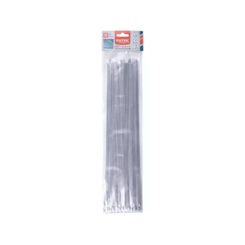 EXTOL PREMIUM rozsdamentes acél kábelkötegelő 4,6×350mm, 50 db