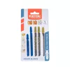 EXTOL PREMIUM dekopírfűrészlap készlet, 5db, Bosch befogás, HSS, HCS, bimetál