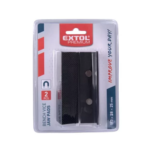 EXTOL PREMIUM védőpofa satuhoz, 2 db, 113 mm, TPU műanyag