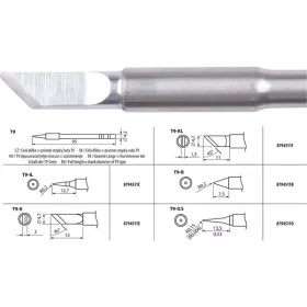  EXTOL INDUSTRIAL T9-KL forrasztócsúcs 8794511 forrasztópákához
