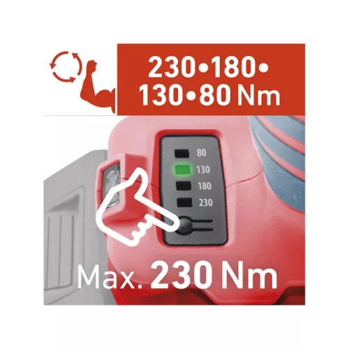 EXTOL PREMIUM Share20V szénkefementes akkus ütvecsavarozó 1/4" hatszög 230 Nm, akku és töltő nélkül