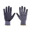 EXTOL PREMIUM varrat nélküli nylon-spandex kötött kesztyű, 8, nitrilbe mártott tenyér és ujjhegy