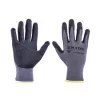 EXTOL PREMIUM varrat nélküli nylon-spandex kötött kesztyű, 8, nitrilbe mártott tenyér és ujjhegy