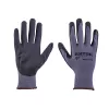 EXTOL PREMIUM kötött nylon-Spandex kesztyű, varrat nélküli, 9, nitrilbe mártott tenyér és ujjhegy