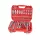EXTOL PREMIUM racsnis dugókulcs készlet 110db, 1/4" és 1/2", 4-32mm, 32db bit, gyertyakulcs
