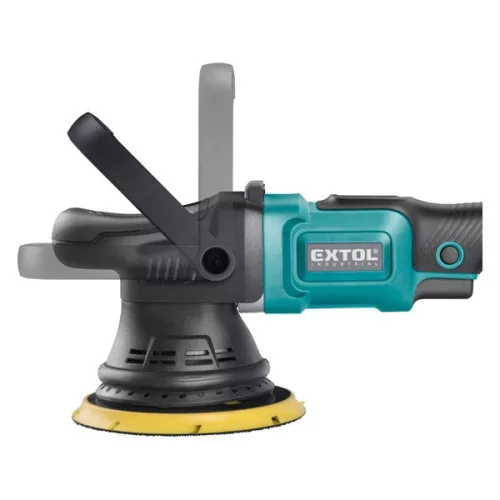 EXTOL INDUSTRIAL Share20V akkus excenteres polírozógép, szénkefe nélküli, 20V, 150 mm