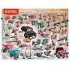 EXTOL INDUSTRIAL Share20V akkus excenteres polírozógép, szénkefe nélküli, 20V, 150 mm