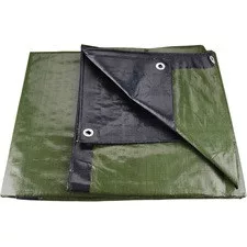 EXTOL PREMIUM vízálló PE takaróponyva lefűző lyukakkal, 200g/nm, 8×12m, 7,75×11,80m