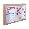 FORTUM derékszög szorító, L-alakú, 2 db, 140×140 mm, ALU